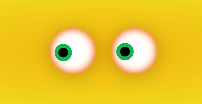 animated eyes follow mouse